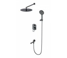 Душевая система встраиваемая WONZON & WOGHAND, Темный графит WW-88939010-BGM Душевая система встраиваемая WONZON & WOGHAND, Темный графит WW-88939010-BGM