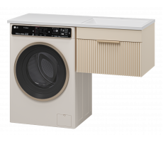 Тумба под раковину Brevita Enfida 60 под стиральную машину подвесная (бежевая) ENF-09060-031Я Тумба под раковину Brevita Enfida 60 под стиральную машину подвесная (бежевая) ENF-09060-031Я