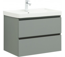 Тумба с раковиной Aquanet Вега 2.0 70 2 ящ. цв.мисти грин (раковина Ирис) 00344750 Тумба с раковиной Aquanet Вега 2.0 70 2 ящ. цв.мисти грин (раковина Ирис) 00344750