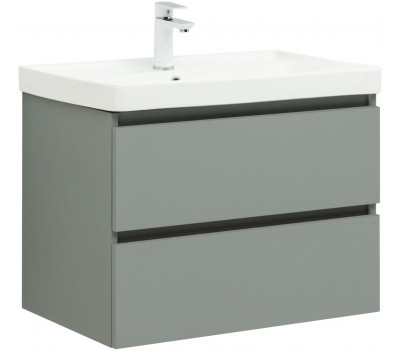 Тумба с раковиной Aquanet Вега 2.0 70 2 ящ. цв.мисти грин (раковина Ирис) 00344750 Тумба с раковиной Aquanet Вега 2.0 70 2 ящ. цв.мисти грин (раковина Ирис) 00344750