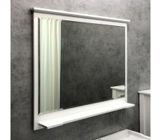 Зеркало Тбилиси-90 белый глянец 00003132632 