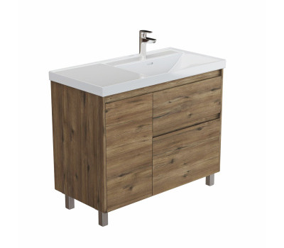 Тумба под раковину Aquanet Nova Lite 2.0 100 напольная, дуб рустикальный, правая 00346347 Тумба под раковину Aquanet Nova Lite 2.0 100 напольная, дуб рустикальный, правая 00346347