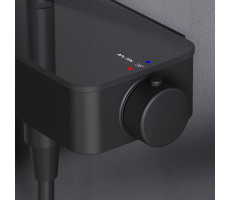 Душевая система с термостатом AM.PM Inspire V2.0 F0750A522 Черный 