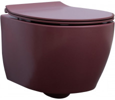 Унитаз подвесной Allen Brau Fantasy 4.11004.BD бордо 