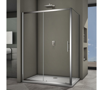 Душевой угол Veconi Rovigo RV-063, 1400x800x1900 хром, стекло прозрачное RV063-14080PR-01-19C3  Душевой угол Veconi Rovigo RV-063, 1400x800x1900 хром, стекло прозрачное RV063-14080PR-01-19C3