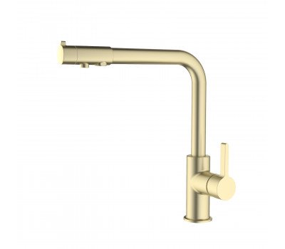 Смеситель Timo для кухни Hette 1026/17F золото матовое Смеситель Timo для кухни Hette 1026/17F золото матовое