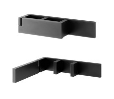 Смеситель встраиваемые комплект (наруж+внутр) Fantini AK/25 48P5T113B Gun metal 