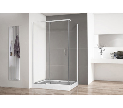 Душевой угол с поддоном Royal Bath  RB  HPV-T 140х90х213 (прозрачное) белый 