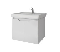 Тумба под раковину подвесная Dreja Q(D) 60 см, белый