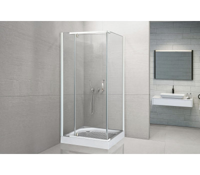 Душевой угол с поддоном Royal Bath  RB  HPV-T 90х90х213 (прозрачное) белый 