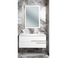 Тумба Armadi Art NeoArt 110см WHITE под раковину DROP 831-110-WH-D 