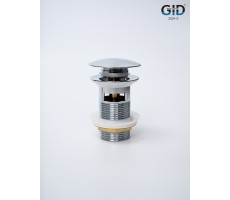 Донный клапан Gid с переливом Ch100-1 73303K хром 