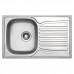 Кухонная мойка TopZero COP780.480.GТ8K, нержавеющая сталь 