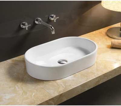 Умывальник CeramaLux 9025 белый 