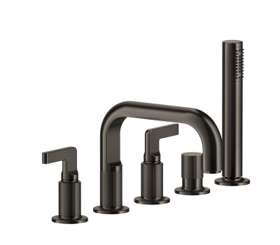 Смеситель для ванны GESSI Inciso 58040#299 Черный матовый 