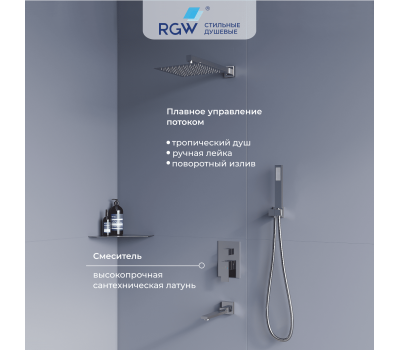 Душевая система скрытого монтажа RGW SP-56 51140856-01  