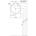 Зеркало Aquanet Optima 60 с LED подсветкой 