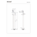 Отдельностоящий смеситель для ванны Bravat Gina F665104C-B3-ENG Хром Отдельностоящий смеситель для ванны Bravat Gina F665104C-B3-ENG Хром