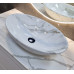 Раковина Ceramalux D1147-505(340) белый мрамор Раковина Ceramalux D1147-505(340) белый мрамор