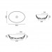 Раковина 60x42 h16 накладная Catalano Sfera 522600001 белый 