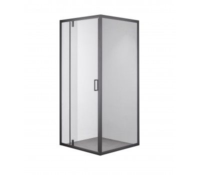 Душевой уголок OLIVE'S DUERO, квадратный, 900*900*1950 мм, черный DR-90CS-SW-GB  