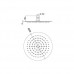 Верхний душ PAINI 250 мм, круглый, ультратонкий, хром (CR) 50CR759UP25E 