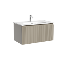 Тумба под раковину Sancos Код (Code) CD80GP 80x45x40 серая платина Тумба под раковину Sancos Код (Code) CD80GP 80x45x40 серая платина