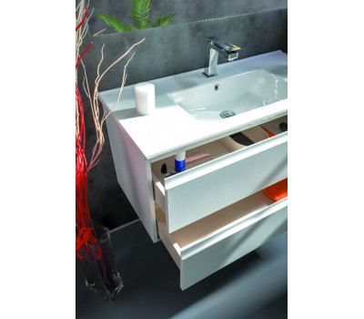 Тумба Armadi Art CAPOLDA 100 белая + ручка белая 849-100-W 