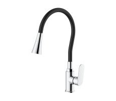 Смеситель Splenka для кухни с гибким изливом S41.43 хром Смеситель Splenka для кухни с гибким изливом S41.43 хром