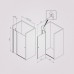 Душевая дверь в нишу 120x190 см, распашная AM.PM Sunny W87G-120-1P-MT  