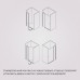 Душевая дверь в нишу 120x190 см, распашная AM.PM Sunny W87G-120-1P-MT  