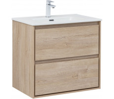Тумба с раковиной Aquanet Милан (Flash) 70 цв. дуб светлый 00340337 Тумба с раковиной Aquanet Милан (Flash) 70 цв. дуб светлый 00340337