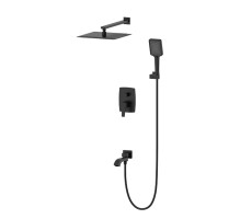 Душевая система встраиваемая WONZON & WOGHAND FLEX, Черный матовый WW-88939072-MB 