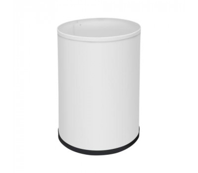 Мусорная корзина из окрашенной стали .Белая .12 литров NOFER 14082.2.W  Мусорная корзина из окрашенной стали .Белая .12 литров NOFER 14082.2.W