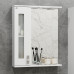 Шкаф-зеркало Onika Кристалл 58 белый, левый, с подсветкой 205817 Шкаф-зеркало Onika Кристалл 58 белый, левый, с подсветкой 205817