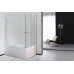 Душевой угол с поддоном Royal Bath RB 8100BP-C (матовое) левый белый 