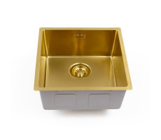 Кухонная мойка Grandex Aqua Optima 5011351, золото