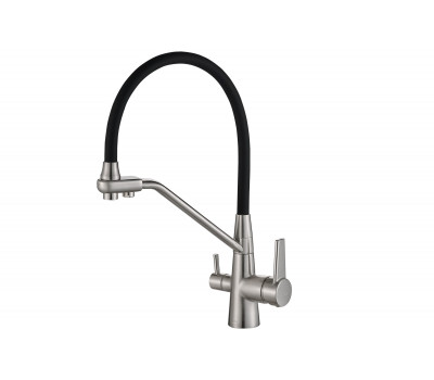 Смеситель для кухни ZORG STEELHAMMER SH 903-6 SATIN сатин 