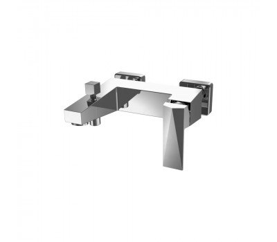 Смеситель для ванны с коротким изливом Bravat Iceberg F676110C-01 Хром 