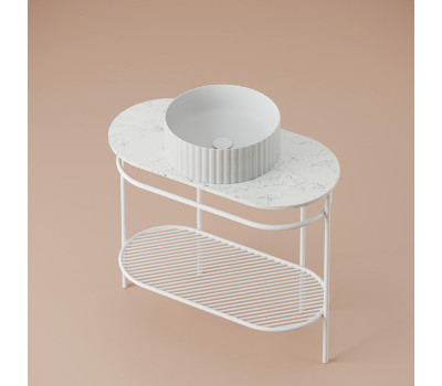 Сетчатая полка для металлической консоли Artceram Flair 4.0 TFA013 05 Белый матовый 