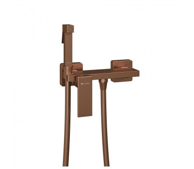 Гигиенический душ со смесителем Knotlor FHS02S0RB бронза матовый 