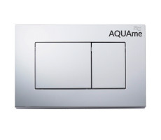 Панель смыва AQUAme AQM4102CR хром 