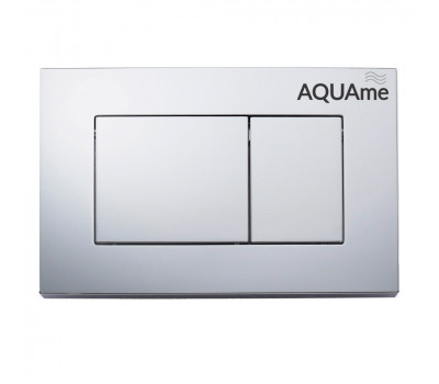 Панель смыва AQUAme AQM4102CR хром 