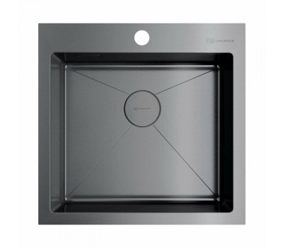 Мойка OMOIKIRI Akisame, размер 510*510*200, цвет-вороненая сталь 4973440 