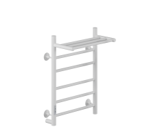 Полотенцесушитель электрический Ника WAY-2 60/40 с полкой RAL9016 белый матовый левый тэн Полотенцесушитель электрический Ника WAY-2 60/40 с полкой RAL9016 белый матовый левый тэн