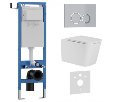 Комплект 3в1 IBERICA BLANCA инсталляция SILENCIO MINI, унитаз TOLEDO ALTO белый, кнопка смыва ESTI-O хром матовый (IB.001M.TLA.234.824) Комплект 3в1 IBERICA BLANCA инсталляция SILENCIO MINI, унитаз TOLEDO ALTO белый, кнопка смыва ESTI-O хром матовый (IB.001M.TLA.234.824)