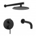 Комплект на 2 потребителя Cox PAINI, для ванны с верхним душем, черный брашированный PVD 78PZSET26911BATHHEAD 