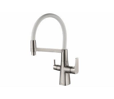 Смеситель для кухни ZORG STEELHAMMER SH 818-8 SATIN сатин 