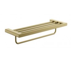 Полка для полотенец BELZ брашированное золото B90824 золотой 