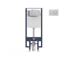 Инсталляция MI-SMART глянцевый хром UNI-FLOW A81115 